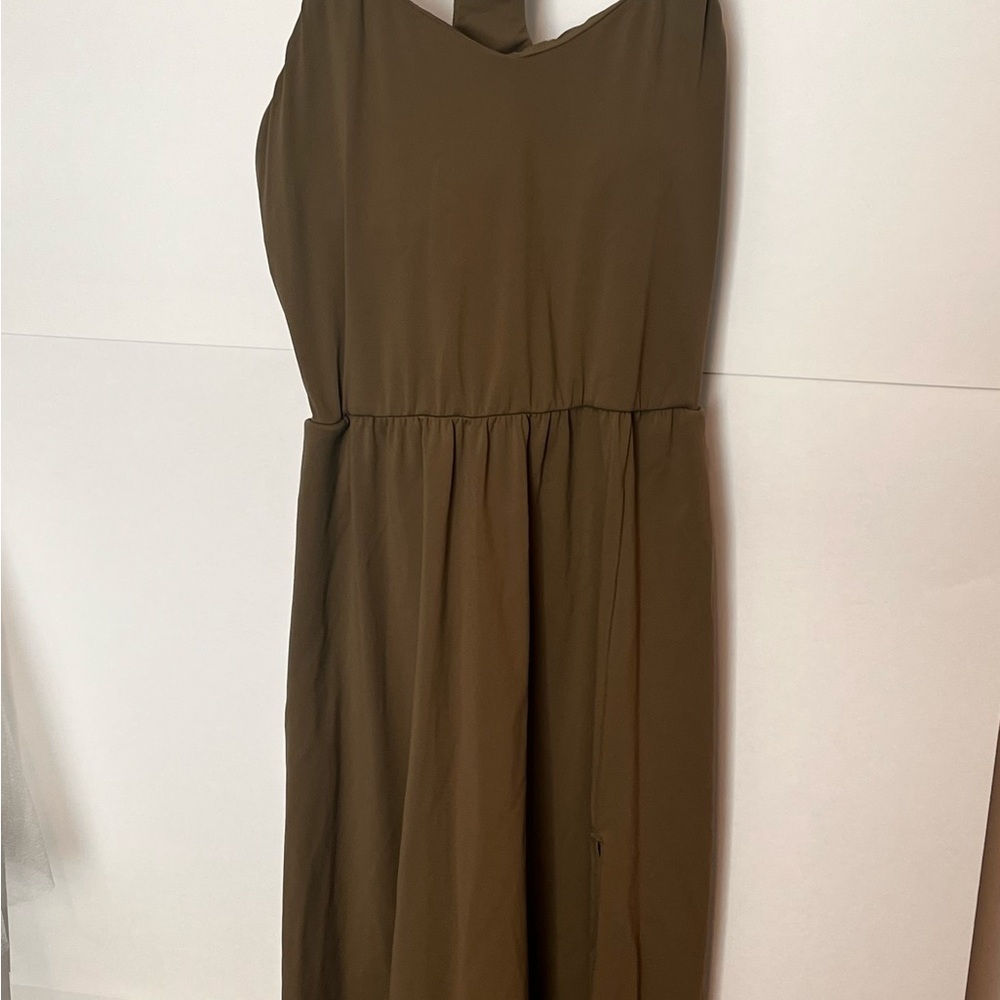 HALARA Olive Green Midi Dress - Picture 8 of 11